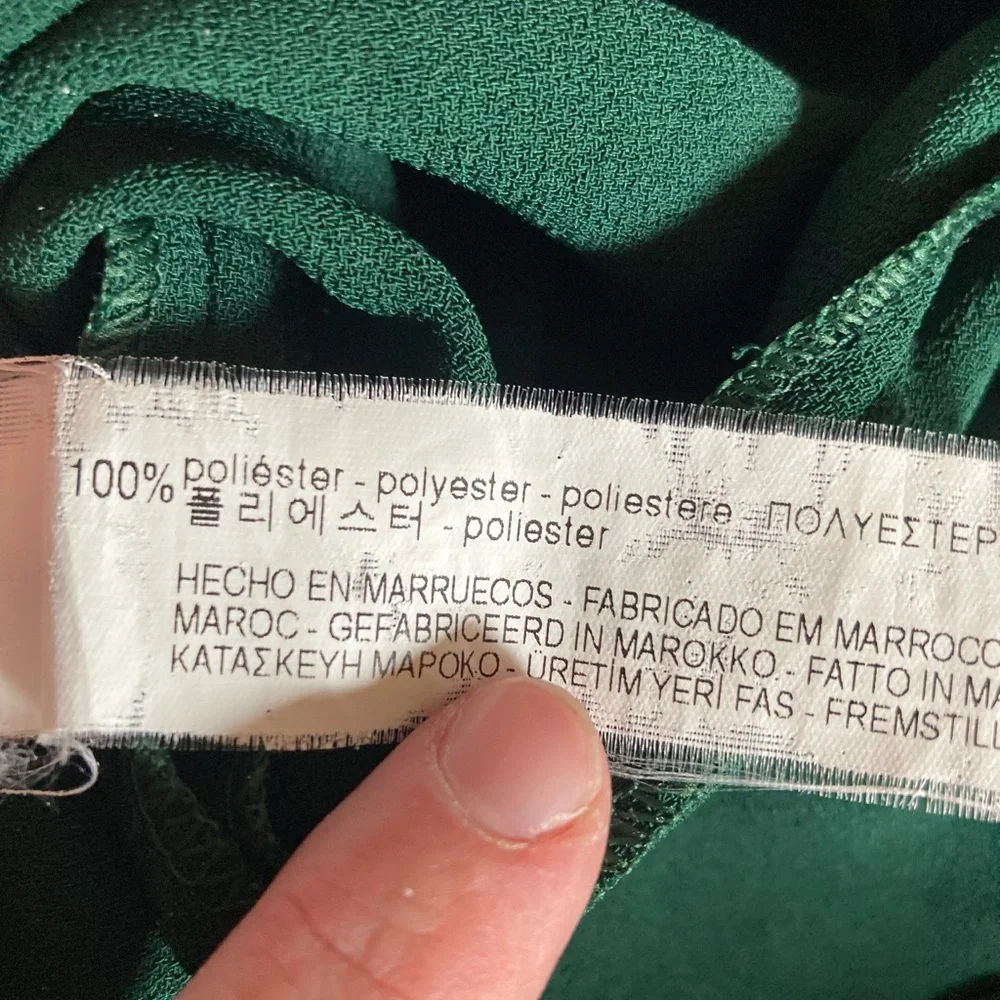 *As Seen On TV* Zara Woman Short Sleeve Shift Dress V Neck Collared Detail Small - Picture 6 of 8